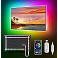 MATICOD LED Lights for TV Led Backlight, 9.84ft RGB Led Strip Lights for TV Lights Behind, USB Led Light Strip for 32-43in TV, Bluetooth APP Control Music Sync Strip Lighting for Christmas Decorations