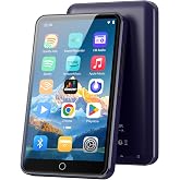 Fanvace MP3 Player with Bluetooth and WiFi, Spotify and Parental Controls | Android 9.0, 4" Touchscreen &amp; Speaker, Recording &amp; FM, 2000mAh, Amazon Music, Audible, Google Play Store, 16GB Purple