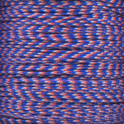 Paracord Planet 43kg Paracord – 1 Strand Type I Parachute Cord for Outdoors and DIY – USA Camo (30 m)
