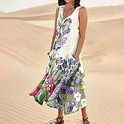 Generic Sundresses for Women Casual Floral Print