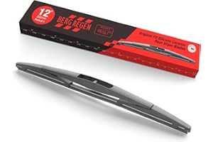 BERG REGEN 12 "(12-B) Silicone Rear Wiper Blade Replacement for Honda CR-V 20-17 for Subaru Crosstrek 22-16 for Nissan Murano 21-09 for Acura MDX 13-07/RDX 21-19 for BMW X5 18-14 Back Wiper Blade for My Car