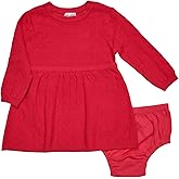Splendid Baby Girls' One Size Long Sleeve, Knitted Heart Sweater Dress