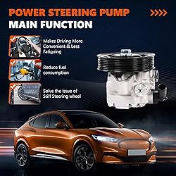 Daysyore Power Steering Pump 21-5456 with Pulley