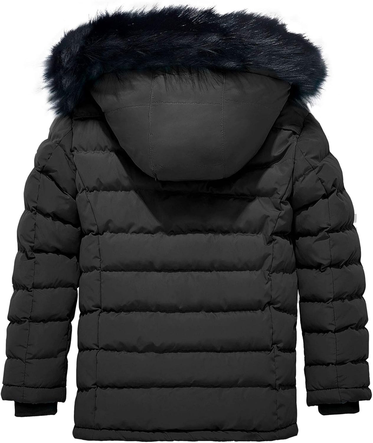 ZSHOW Girls' Water Resistant Puffer Jacket Soft Fleece Lined Padded Hooded Winter Coat: Clothing