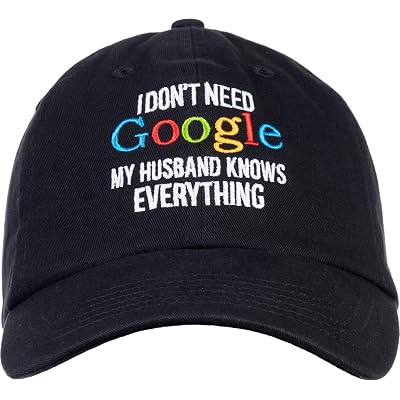 Wife Womens Baseball Dad Hat Black 