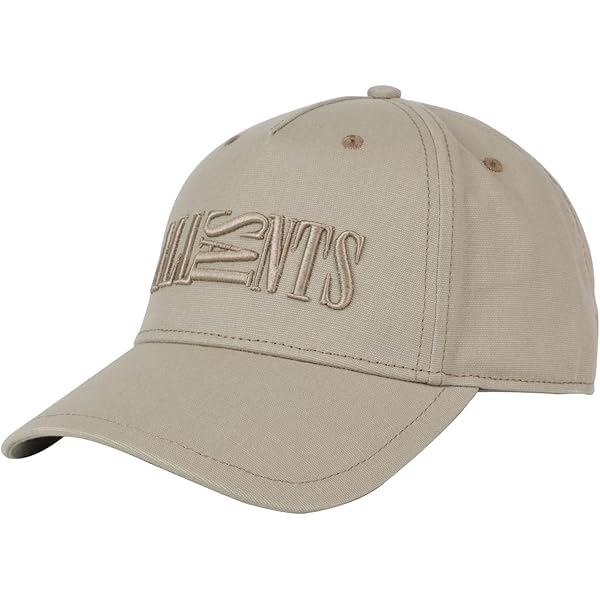 AllSaints Women\'s Cream Beige Logo Embroidered Strapback Baseball Cap Hat OS AllSaints Logo Baseball Cap | Nordstromrack main image 3