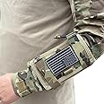 Tactical Arm Sleeve Map Pouch Case Documets Holder Wrist Case Wrist Map Holder QB Wristband Map Case Military Arm PouchTactical USA Flag Patch