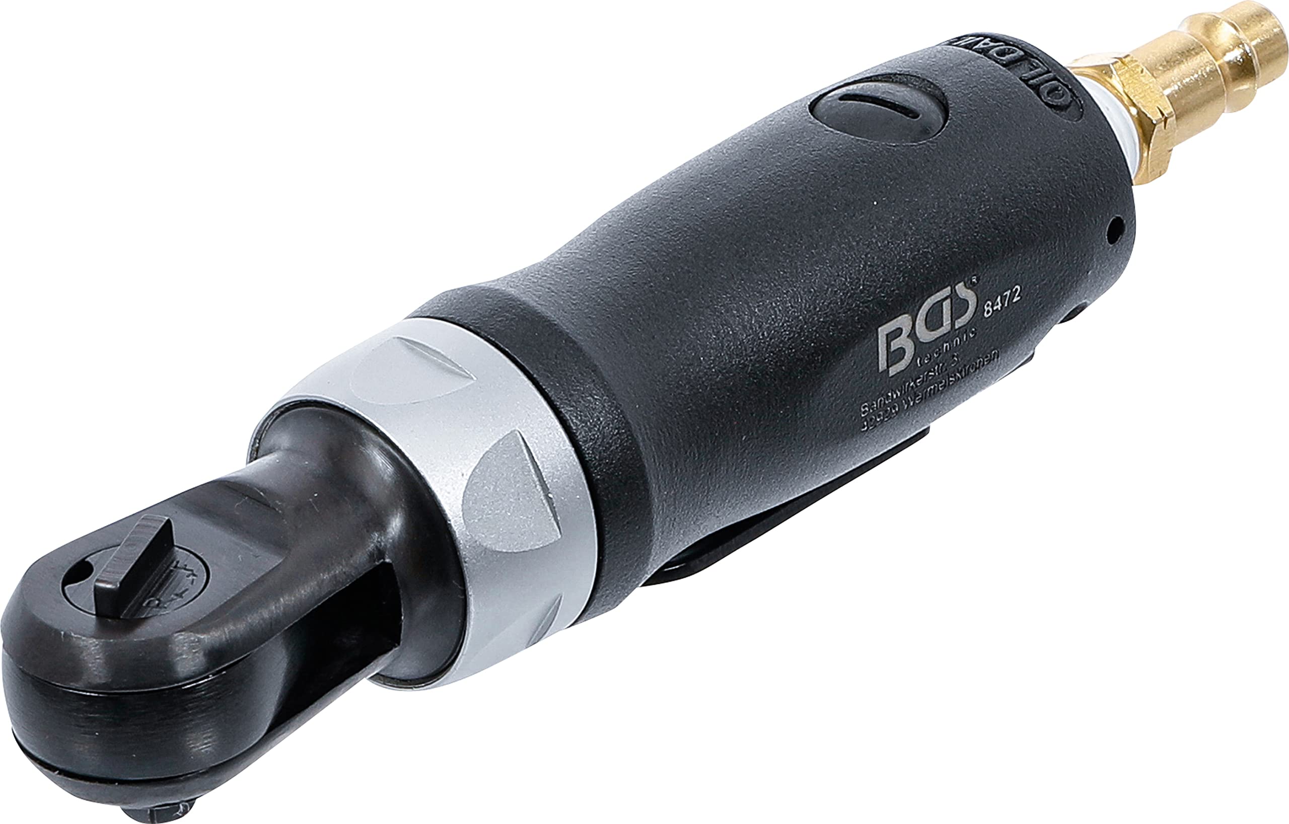 BGS 8472 | Air Ratchet Wrench | 6.3 mm (1/4") | 54 Nm | extra short