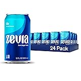 Zevia Zero Sugar Soda, Cola, 12 oz Cans