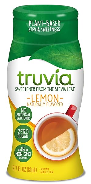 TRUVIA ZERO-CALORIE LIQUID SWEETENER FROM THE STEVIA LEAF, 2.7 FL OZ BOTTLE, LEMON FLAVOR (PACK OF 1)