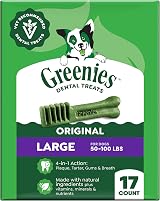 Greenies Original Large Natural Dental Dog Treats 27 oz 17-count Pack
