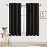 DWCN Blackout Curtains 55x69 Inch 2 Panels Thermal Insulated Eyelet