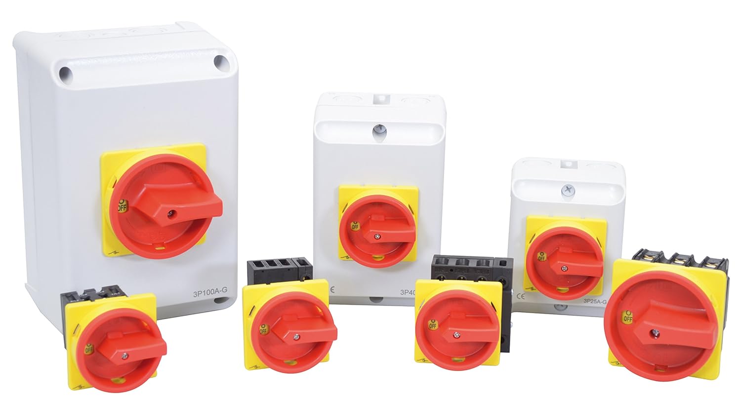 Not-Aus-Schalter Hauptschalter 10A 3-polig Einbauversion JS3P10A-E