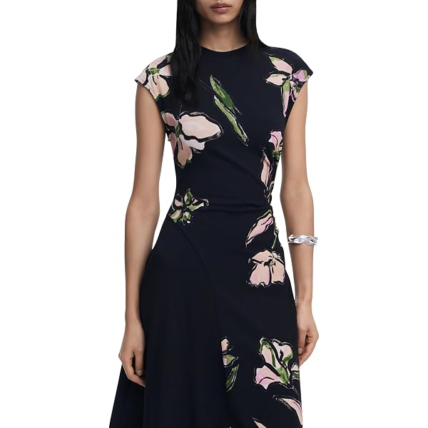 slim fit dress slacks DESIGUAL. Green dress with low back. TS – Hibuy market main image 0