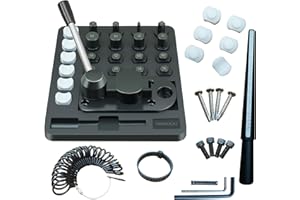 SMADOU Ring Bender with Nylon Dies Superior Ring Bending Tool for Jewelry Making Ring Bending Machine Ring Maker Bender Tool