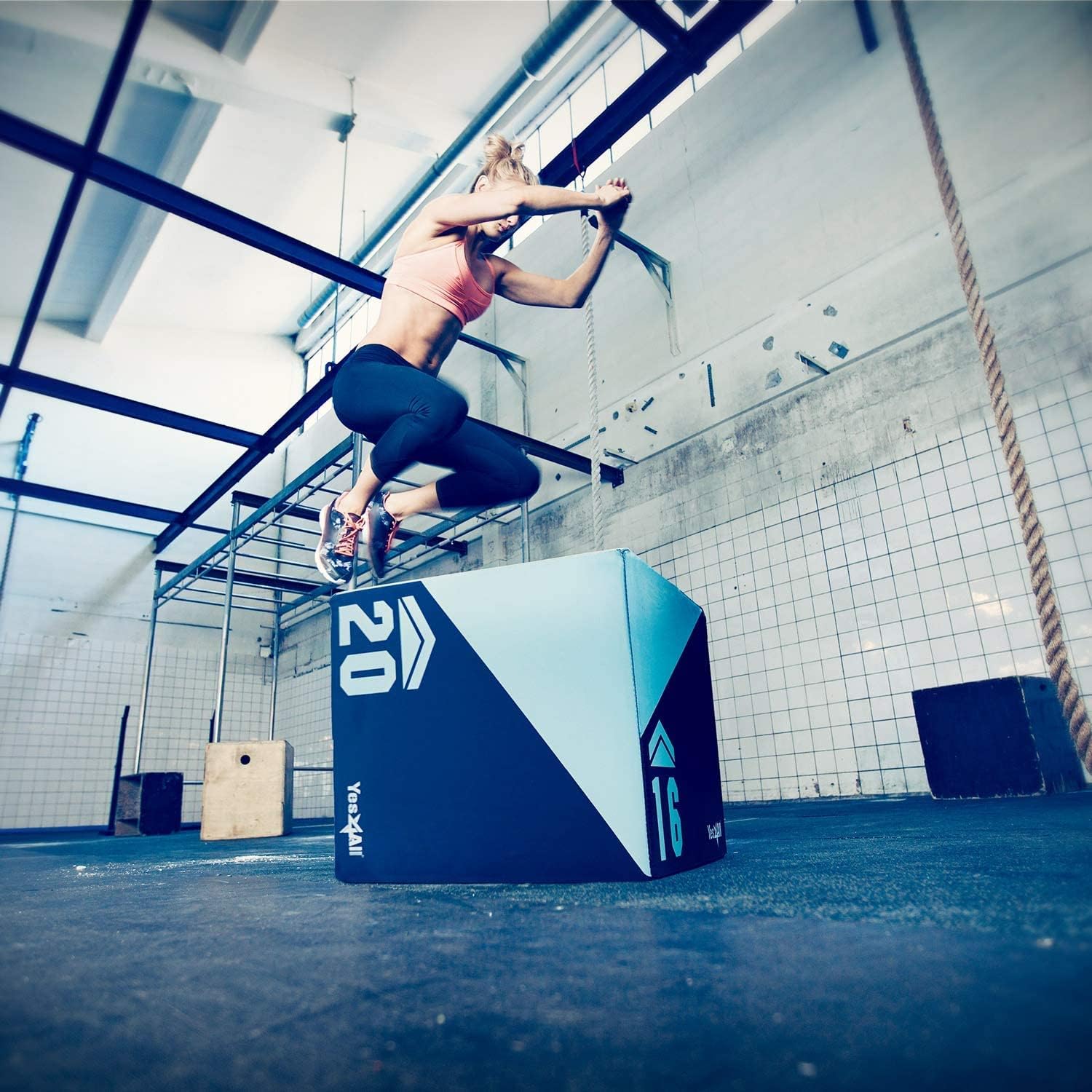 Jumpbox Pe Mua Yes4All 3 in 1 Foam Plyometric Jump Box Jump Training ...