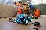 Hot Wheels Mega-Wrex Alive RC Monster Truck 1:15 with Lights Modes view 2