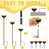 Lineshading Bee Watering Station 4 Pack Metal Garden Stakes Decor view 4