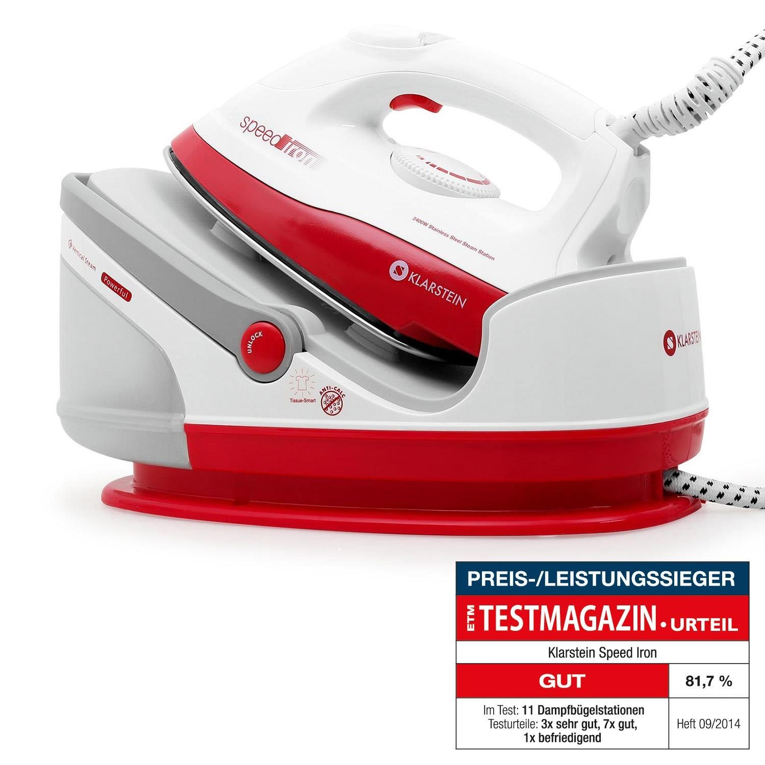 Klarstein Speed Iron Dampfbügelstation