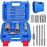 DEHUIWI 8PCS Masonry Hole Saw Kit, Concrete Hole