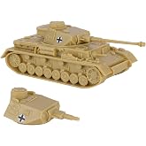 BMC CTS WW2 German Panzer IV Tank - Tan 1:38 Plastic Army Military Vehicle