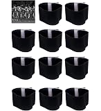 Mourning Arm Band: Black Elastic With Hook Closure, Black