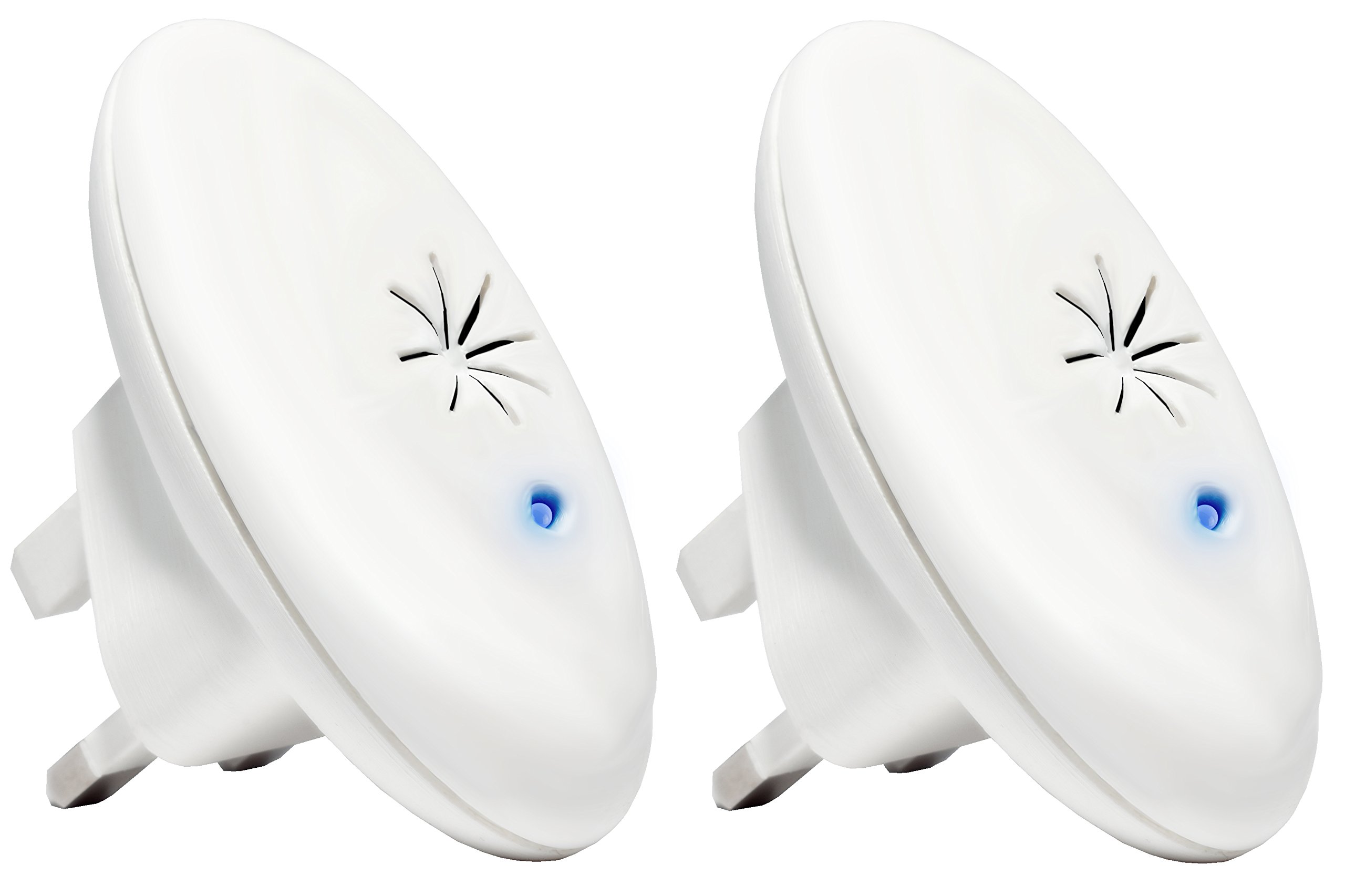 Twin Pack | Dust Mite Controller for Breathing Problems, Allergies & Skin Conditions | Reduce Dust Mites without the use of Harmful Chemicals | Protects an Entire Room from Dust Allergens | Humans & Pets Friendly | Clinically Proven