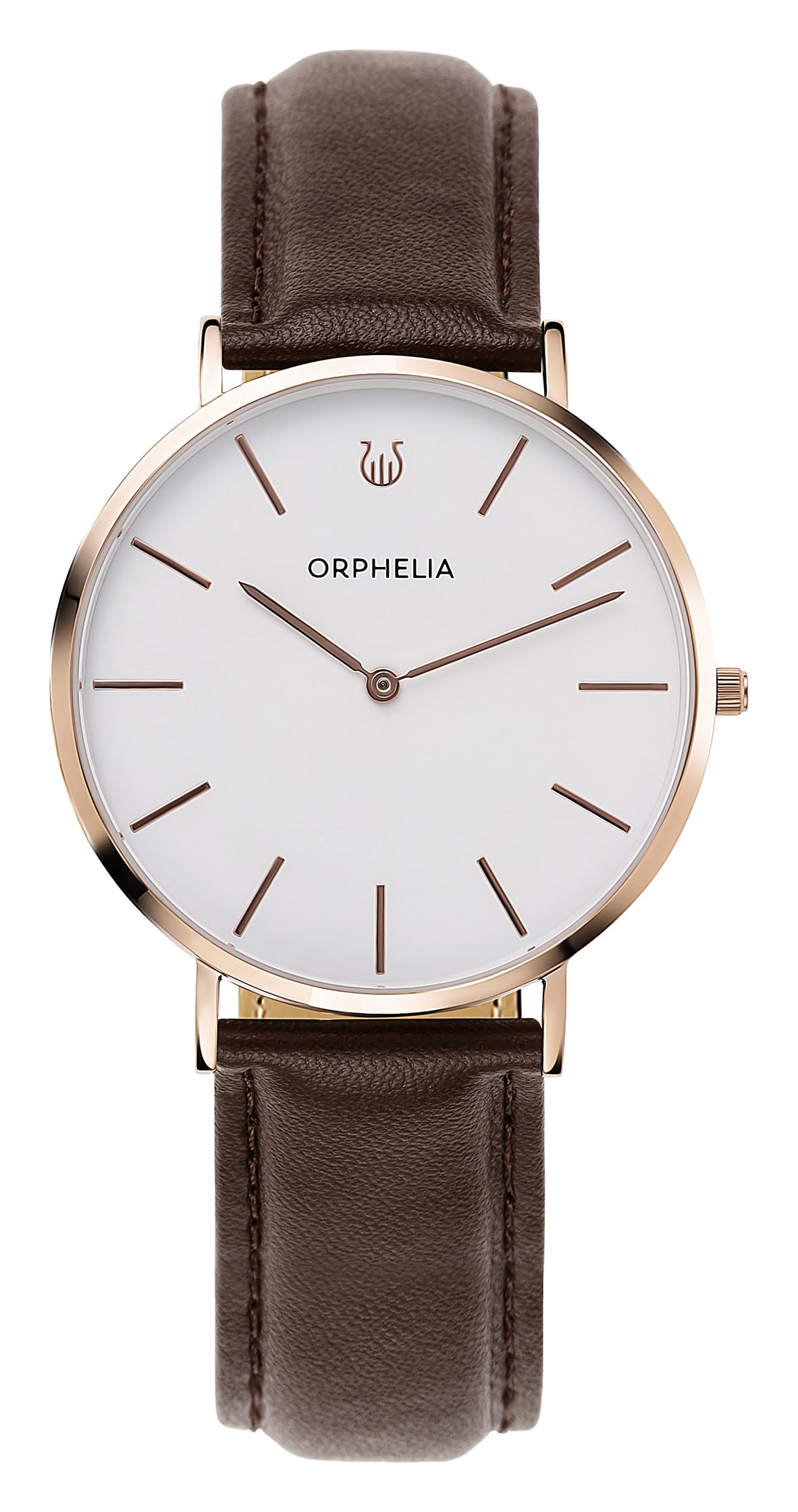 Orphelia Mens Analogue Watch Violiso Brown Leather