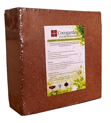Cocopeat Block 4 Qty Expands To 100 Kg Coco Peat Powder