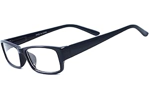 MODA VINTAGE Style Designer Frame Clear Lens Eyeglasses BLACK
