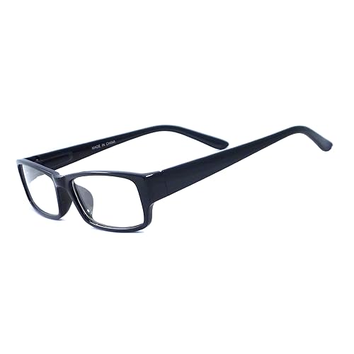 MODA VINTAGE Style Designer Frame Clear Lens Eyeglasses BLACK in