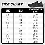 Hanani Mens Womens Slip On Trainers Breathable Mesh Running Shoes UK9 EU43 view 7