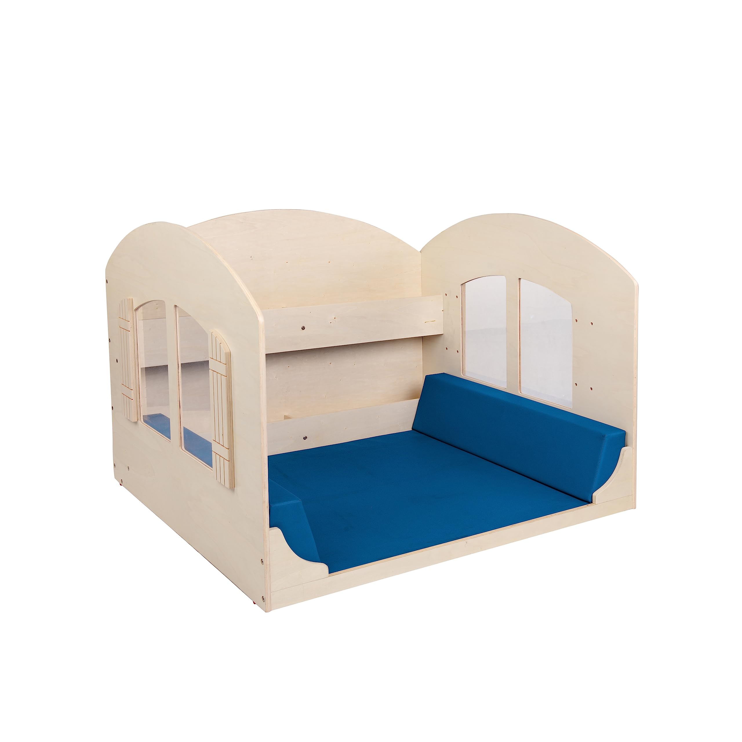Photo 1 of Children’s Factory Children's Factory Value Line Reading Nook, Kids Bookshelf, Toddler Bookshelf Reading Nook, Blue