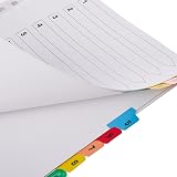 Q-Connect 1-12 Index Extra Wide Reinforced Multi-Colour Tabs view 2