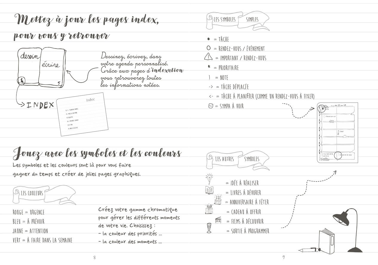 Bullet Time Agenda Creatif A Personnaliser Junius Gaelle Amazon Com Books