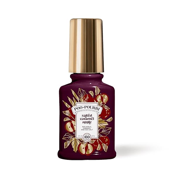 POO-POURRI BEFORE-YOU-GO TOILET SPRAY, SALTED CARAMEL APPLE, 2...