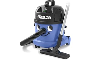 Numatic CVC370-2BL/BK Charles Wet and Dry Bagged Vacuum Cleaner, Blue