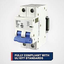 ASI AC Miniature Circuit Breaker - 2 Pole DIN Rail
