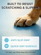 furrybaby Large Dog Paddling Pool Foldable Navy 120x30 cm Non-Slip Drain view 3