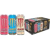 Monster Energy Juice Monster Variety Pack, PPMLPP, Energy Drink, 16 Ounce | Energy + Juice, Pack of 15