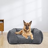 MIXJOY Extra Large Dog Bed Grey Orthopedic Washable 89x63x23 cm Anti-Slip view 8