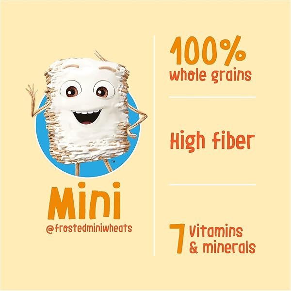 KELLOGG’S LITTLE BITES FROSTED MINI-WHEATS BREAKFAST CEREAL, KIDS CEREAL, FAMILY BREAKFAST, ORIGINAL, 15.9OZ BOX (1 BOX)