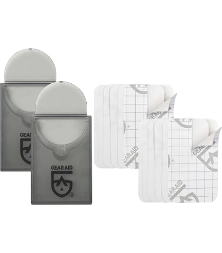 thumbnail image 2 of GEAR AID Tenacious Tape Mini Patches – 1.5" X 2.5" – No-Sew Repair For Jackets, Tents, Rain Gear 2 of 5