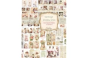 Vintage Shabby Chic Junk Journal Papers & Ephemera: scrapbooking, collage and mixed media.