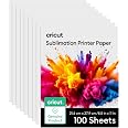 Cricut Sublimation Paper - 100 Sheets (8.5 in x 11 in) | Letter Size (120gsm)