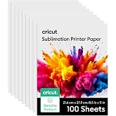 Cricut Sublimation Paper - 100 Sheets (8.5 in x 11 in) | Letter Size (120gsm)