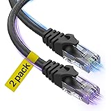 Ultra Clarity Cables Cat6 Ethernet Cable 30 Ft [2 Pack], 10Gpbs High Speed Internet Cable, RJ45 Cat-6 Ethernet Patch Cable, N