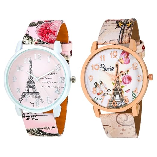 Dekin Analogue Multicolor Women's & Girls Watch Combo