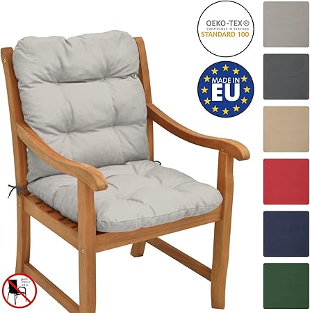 Beautissu Garden Chair Cushion Flair Nl 95 X 45 X 8 Cm Seatpad