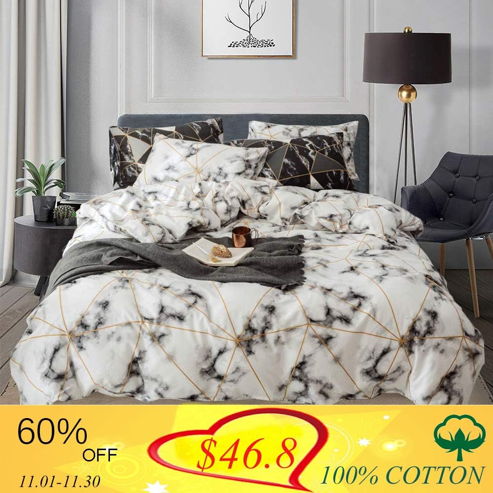 Best White,Black, Gold Bedding